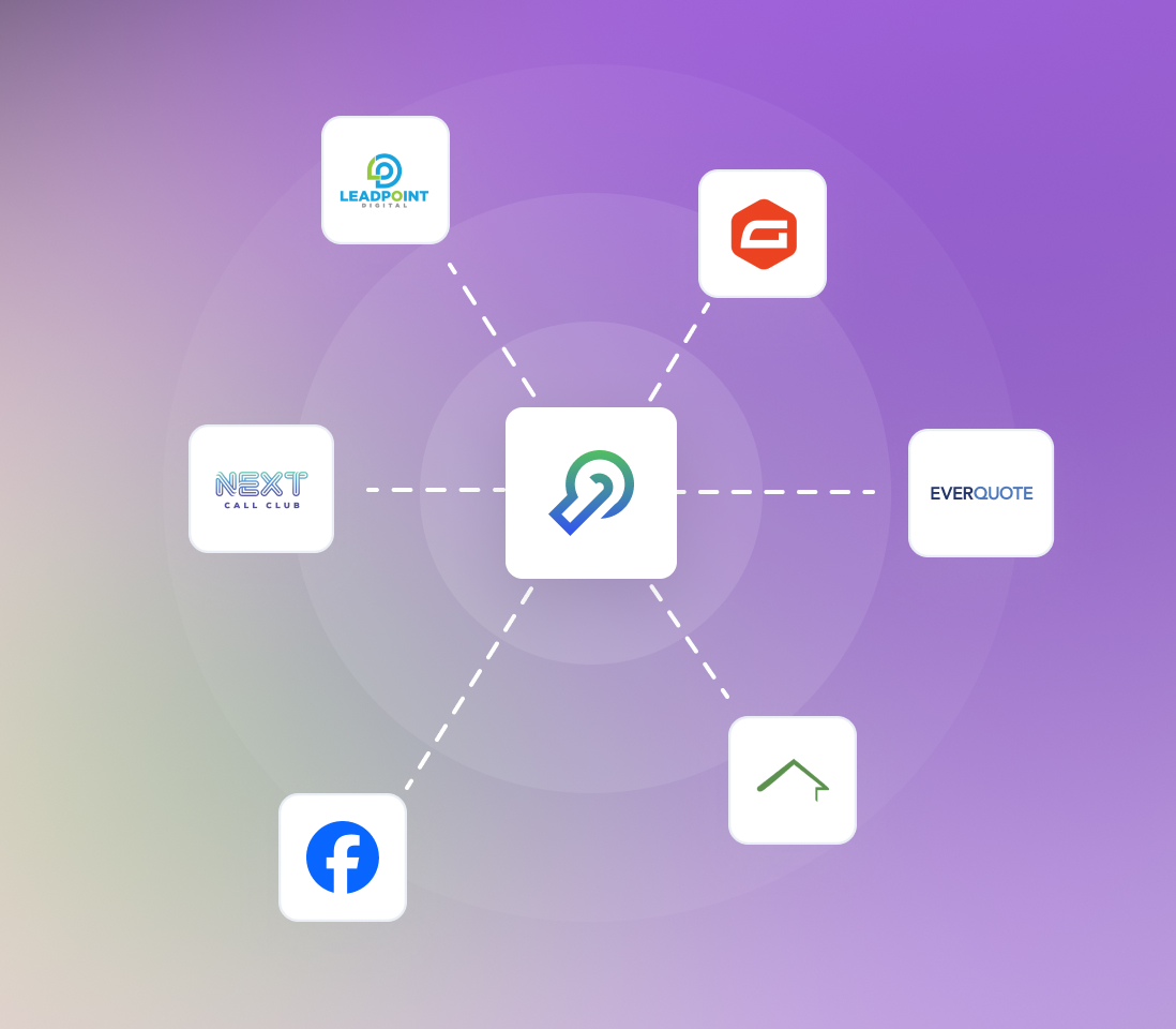 Visual representation of interconnected elements symbolizing communication or networking